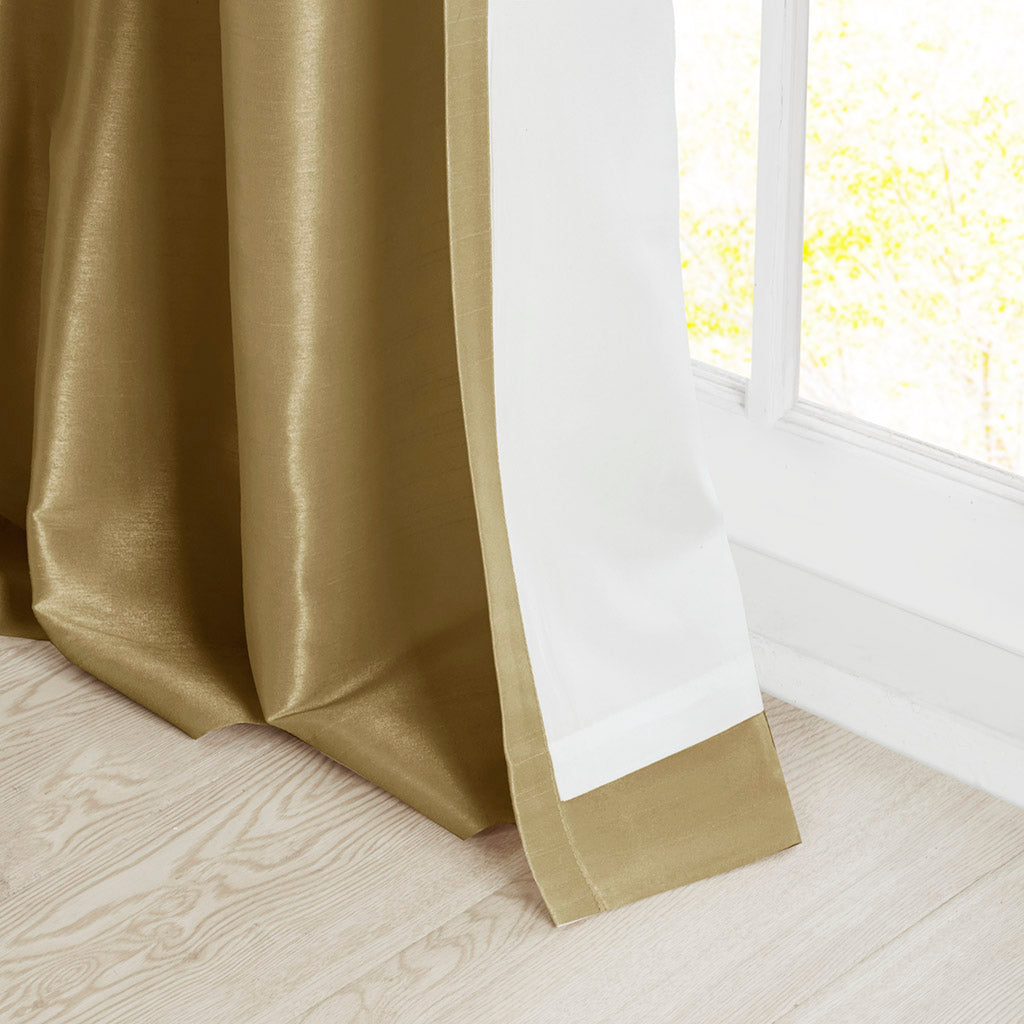 Window Curtain, Emilia Twist Tab Lined Panel, Machine-Washable Care for Windows, Room Styling and Everyday Privacy, 5 Sizes and 14 Colors image 48