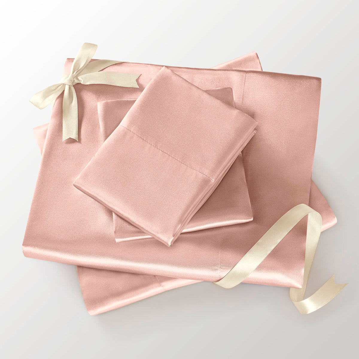 Bed Sheet Set, Satin for Master Bedrooms, Guest Beds and Daily Use, 6 Sizes and 12 Colors, Designed for Everyday Home Use image 48