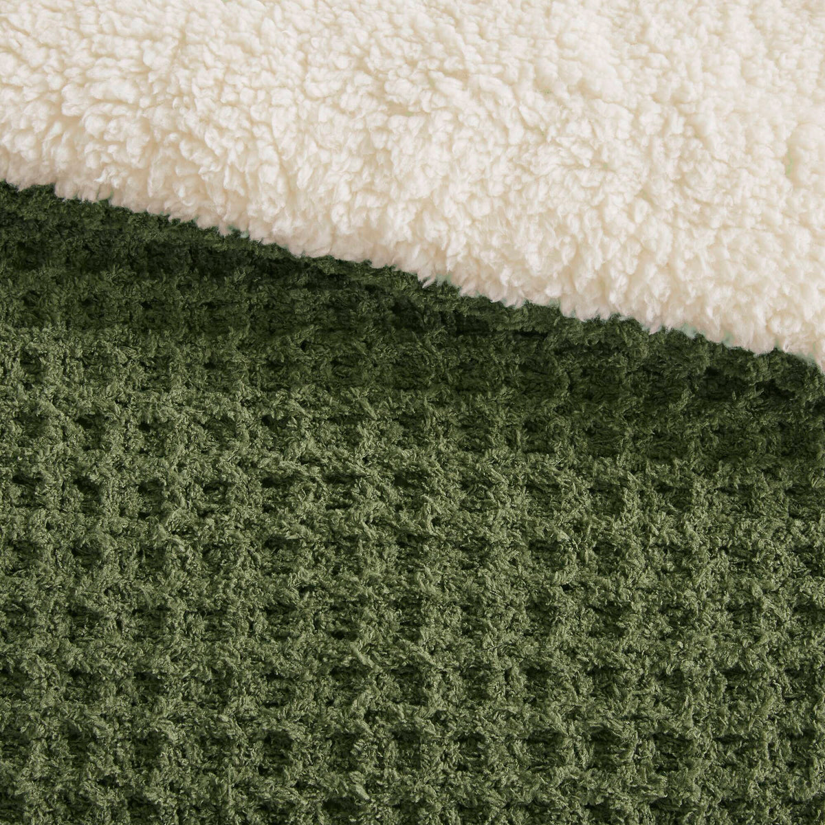 Bed Comforter, Riordan Waffle Knit Chenille Set, Machine-Washable Care for Everyday Bedding and Comfortable Sleep, 3 Sizes and 4 Colors image 49
