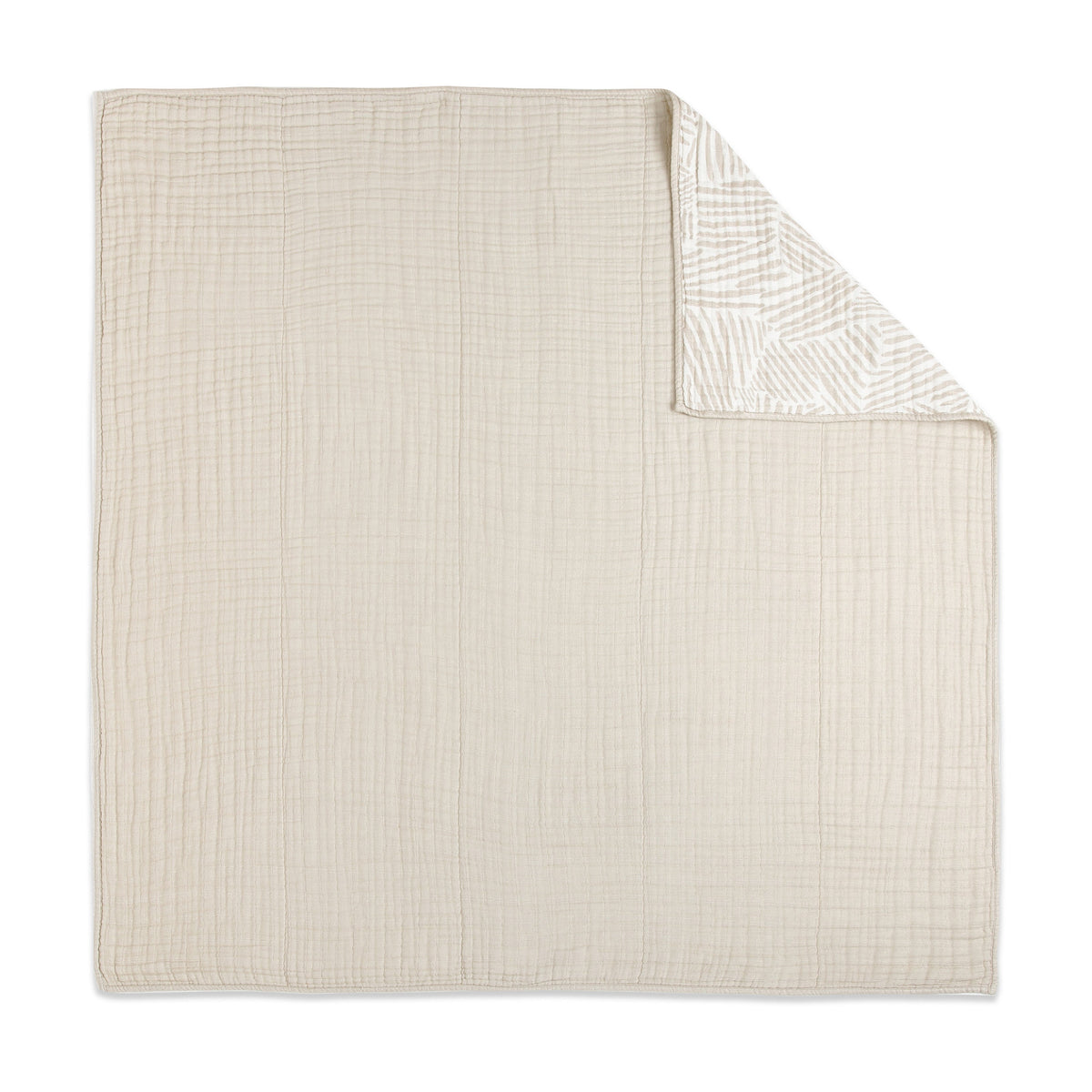 Bed Quilt, in 3 Layer GOTS Certified Organic Muslin, Breathable Construction for Guest Beds and Layered Bedroom Styling, 5 Color Options image 49