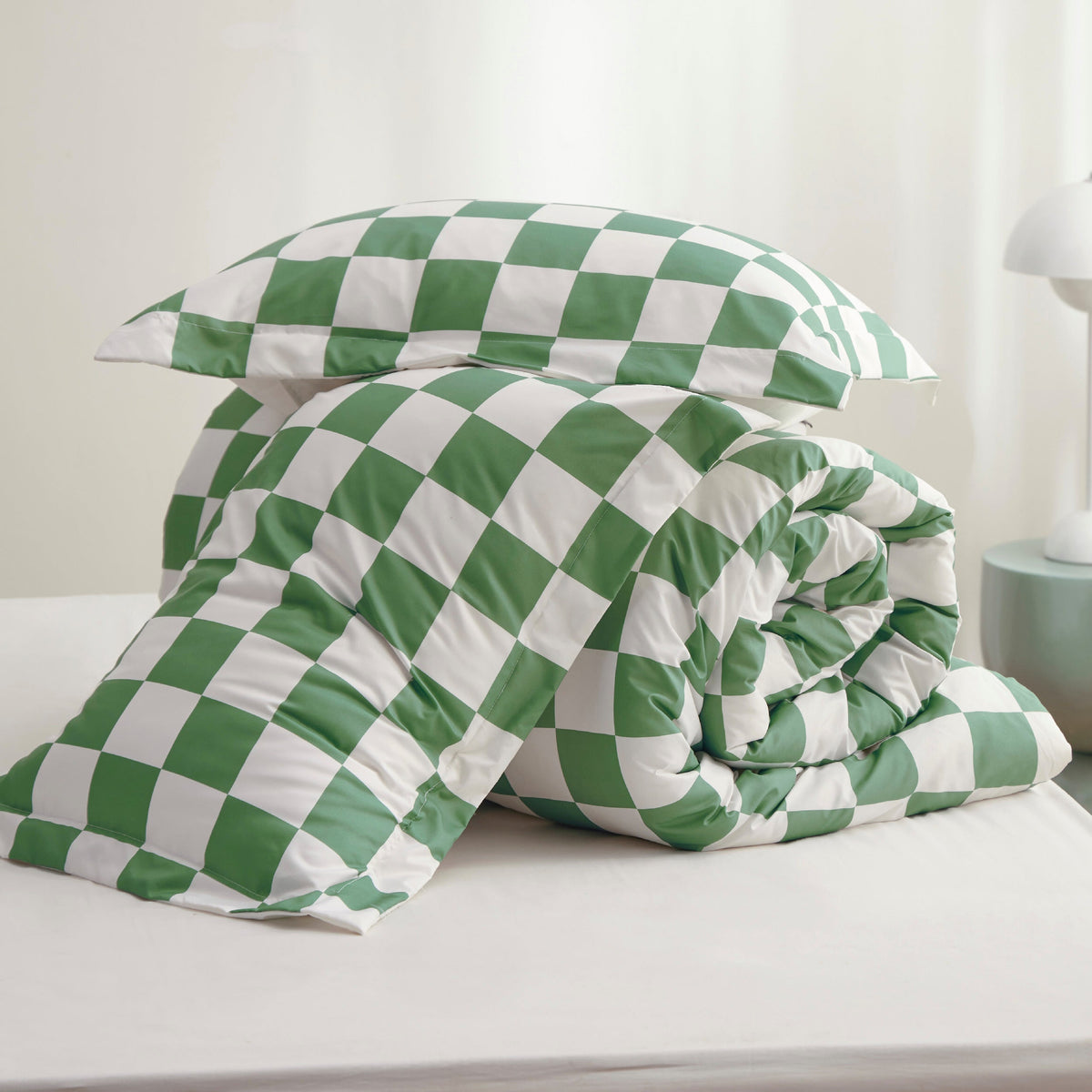 Bed Comforter, Retro Botanical Set for Everyday Bedding and Comfortable Sleep, 4 Sizes and 9 Colors image 49