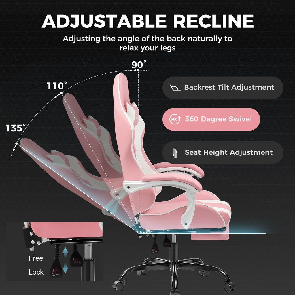 Ergonomic Foot Cushion, Footrest Series GT800A, Adjustable Design for Desks, Home Offices and Seated Comfort, 6 Color Options image 49