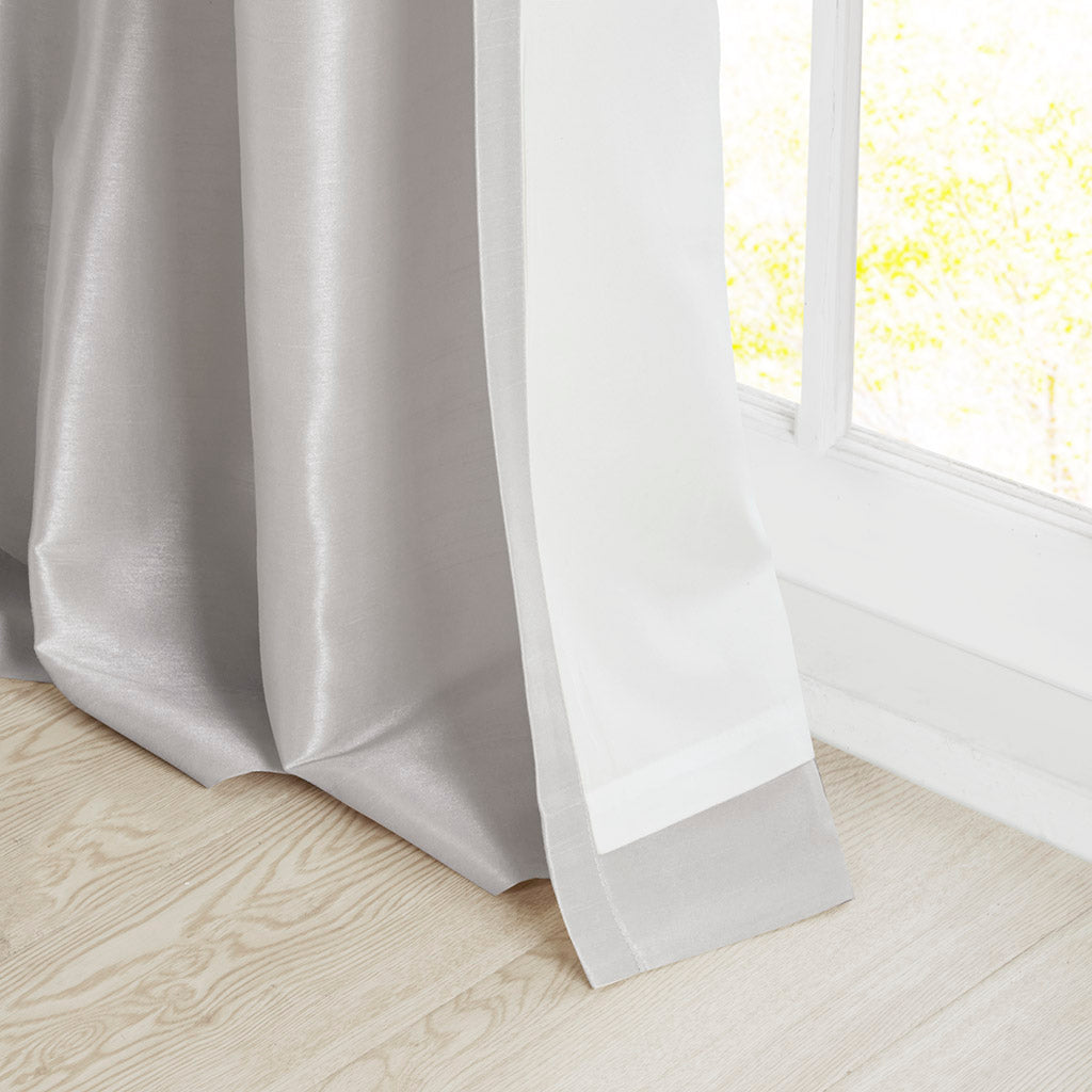 Window Curtain, Emilia Twist Tab Lined Panel, Machine-Washable Care for Windows, Room Styling and Everyday Privacy, 5 Sizes and 14 Colors image 49