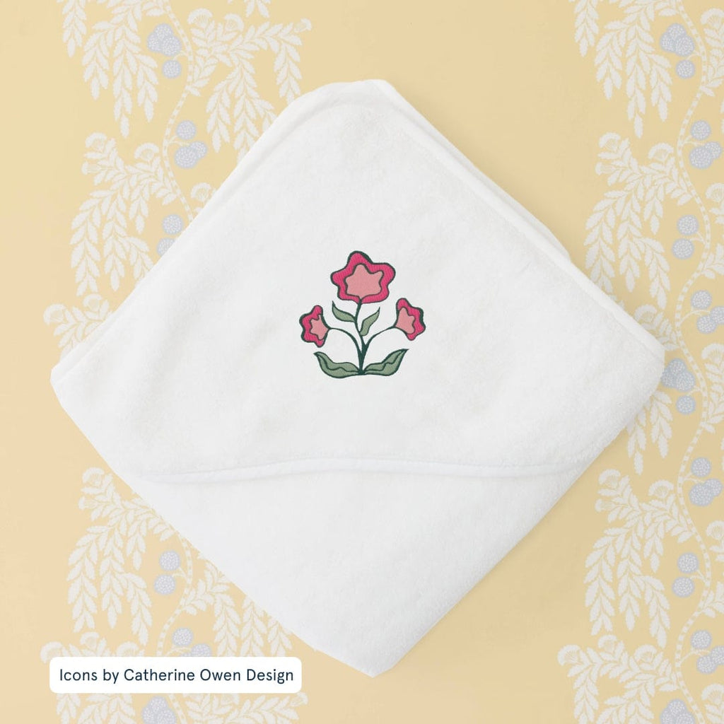 Bath Linen, Baby Hooded Towel, Organic Cotton Shell for Daily Bathroom Routines and Guest Baths, 18 Color Options image 50