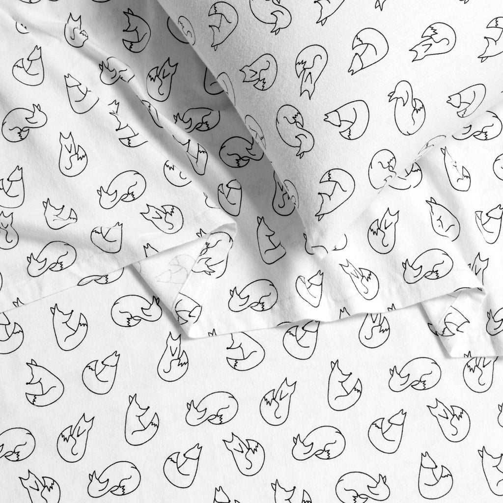 Bed Sheet Set, Cotton Flannel Prints for Master Bedrooms, Guest Beds and Daily Use, 7 Sizes and 30 Colors image 50