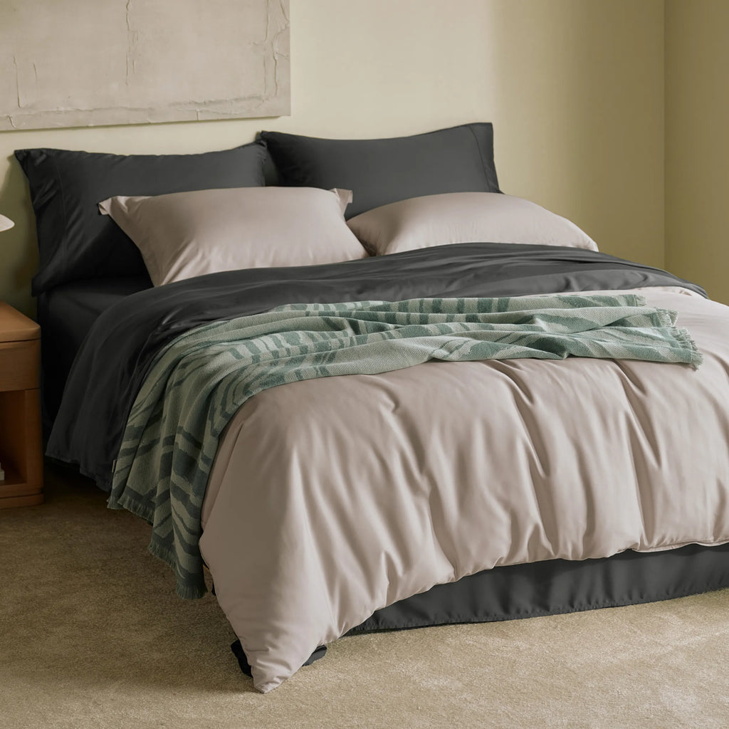 Bed Sheet Set, BareNights Viscose Derived from Bamboo, Breathable Construction for Everyday Bedroom Comfort and Guest Rooms image 50