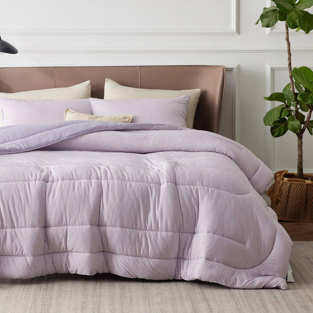 Bed Comforter, Reversible Warm and Cooling Set, Breathable Construction for Year-Round Bedroom Comfort and Restful Sleep image 50