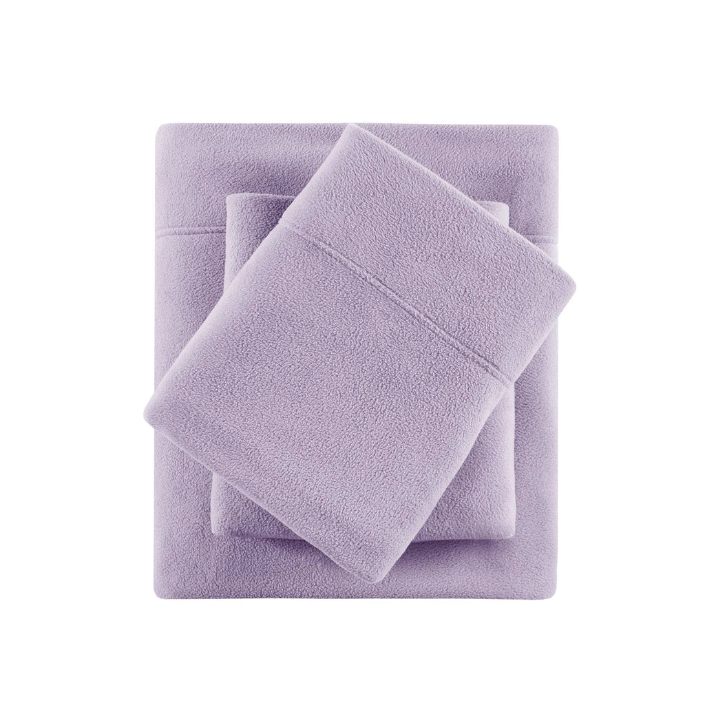 Bed Sheet Set, Micro Fleece, Machine-Washable Care for Everyday Bedroom Comfort and Guest Rooms, 6 Sizes and 15 Colors image 50