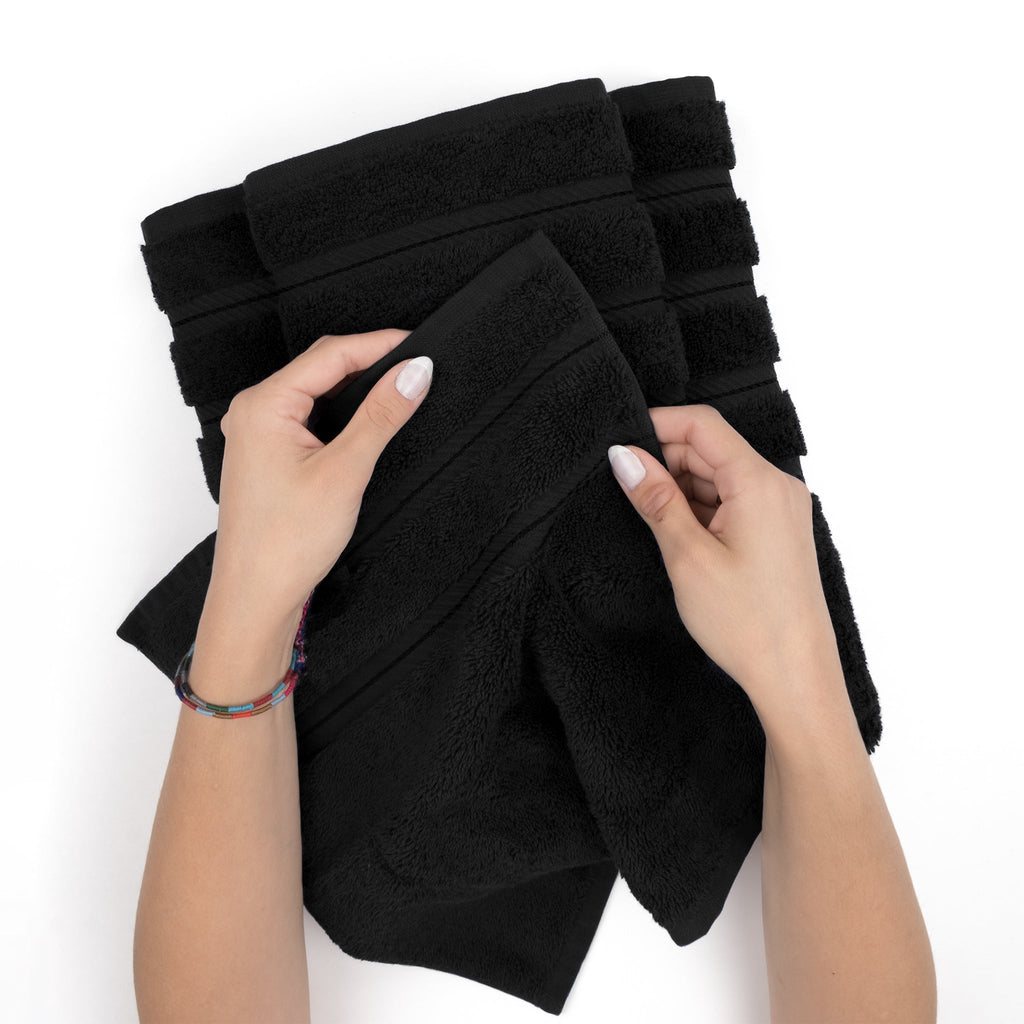 Bath Towel Set, 100% Cotton Turkish Towels for Bathroom, 4 for Home Bathrooms and Everyday Care, 21 Color Options image 50