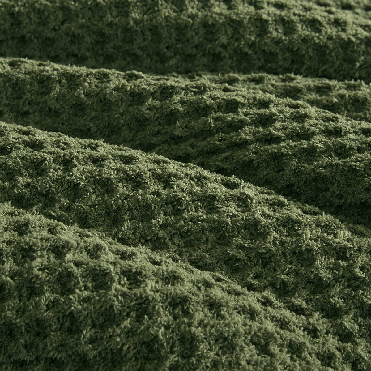 Bed Comforter, Riordan Waffle Knit Chenille Set, Machine-Washable Care for Everyday Bedding and Comfortable Sleep, 3 Sizes and 4 Colors image 50
