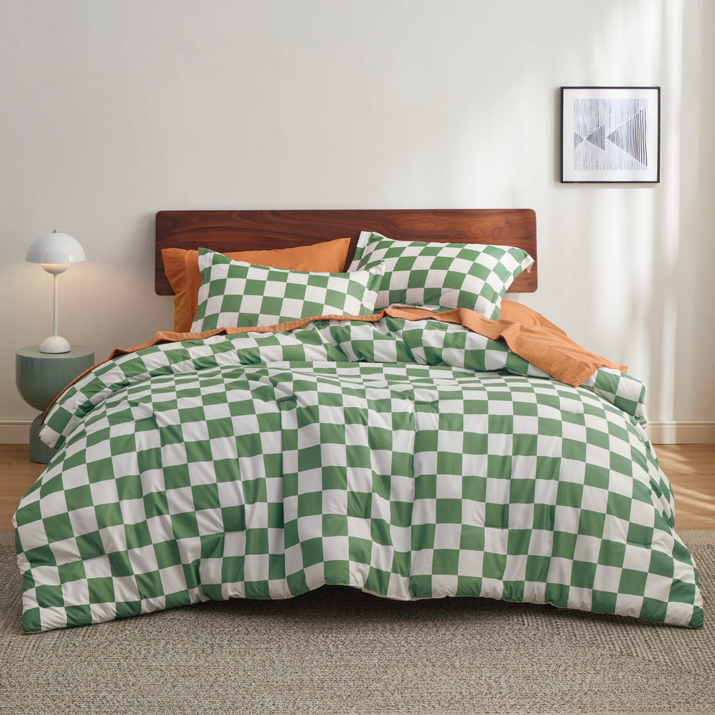Bed Comforter, Retro Botanical Set for Everyday Bedding and Comfortable Sleep, 4 Sizes and 9 Colors image 50