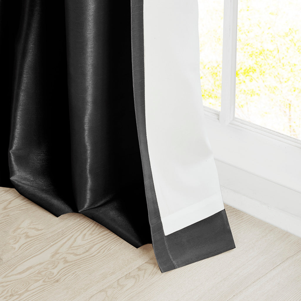 Window Curtain, Emilia Twist Tab Lined Panel, Machine-Washable Care for Windows, Room Styling and Everyday Privacy, 5 Sizes and 14 Colors image 50