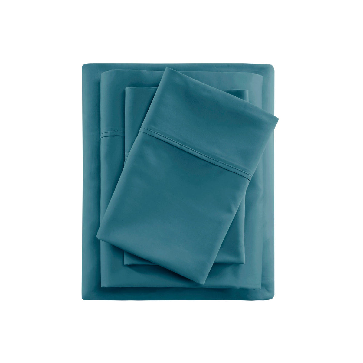 Bed Sheet Set, 600 Thread Count Cooling Cotton Blend 4 Piece, Machine-Washable Care for Everyday Bedroom Comfort and Guest Rooms image 50