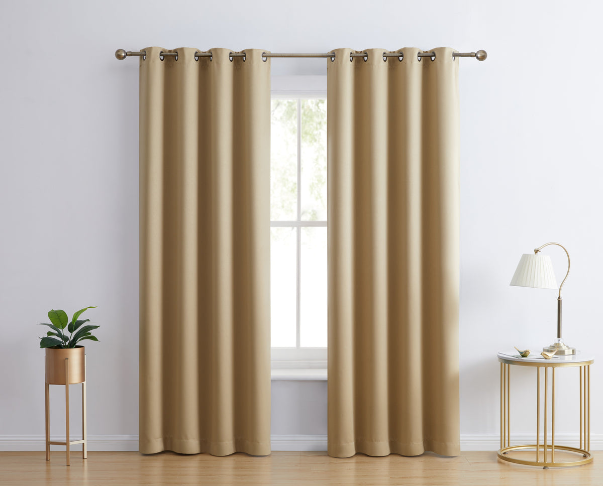 Window Curtain, Laurance 100% Blackout Grommet Panels, Machine-Washable Care for Bedrooms, Living Rooms and Home Privacy image 50