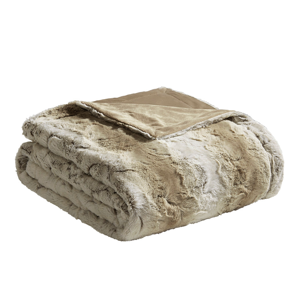 Cozy Throw Blanket, Zuri Oversized Faux Fur, Machine-Washable Care for Sofas, Beds and Relaxing at Home, 10 Color Options image 51