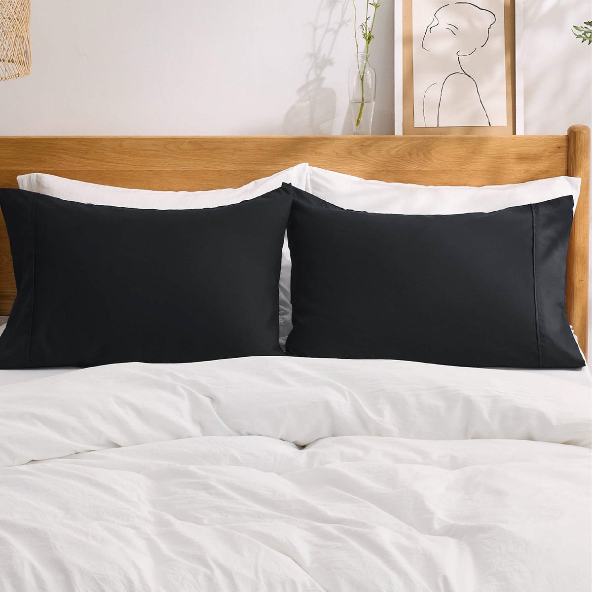 Decorative Pillow Sham, Fade and Stain Resistant Microfiber for Guest Rooms, Headboards and Everyday Bedroom Decor, 4 Sizes and 18 Colors image 51