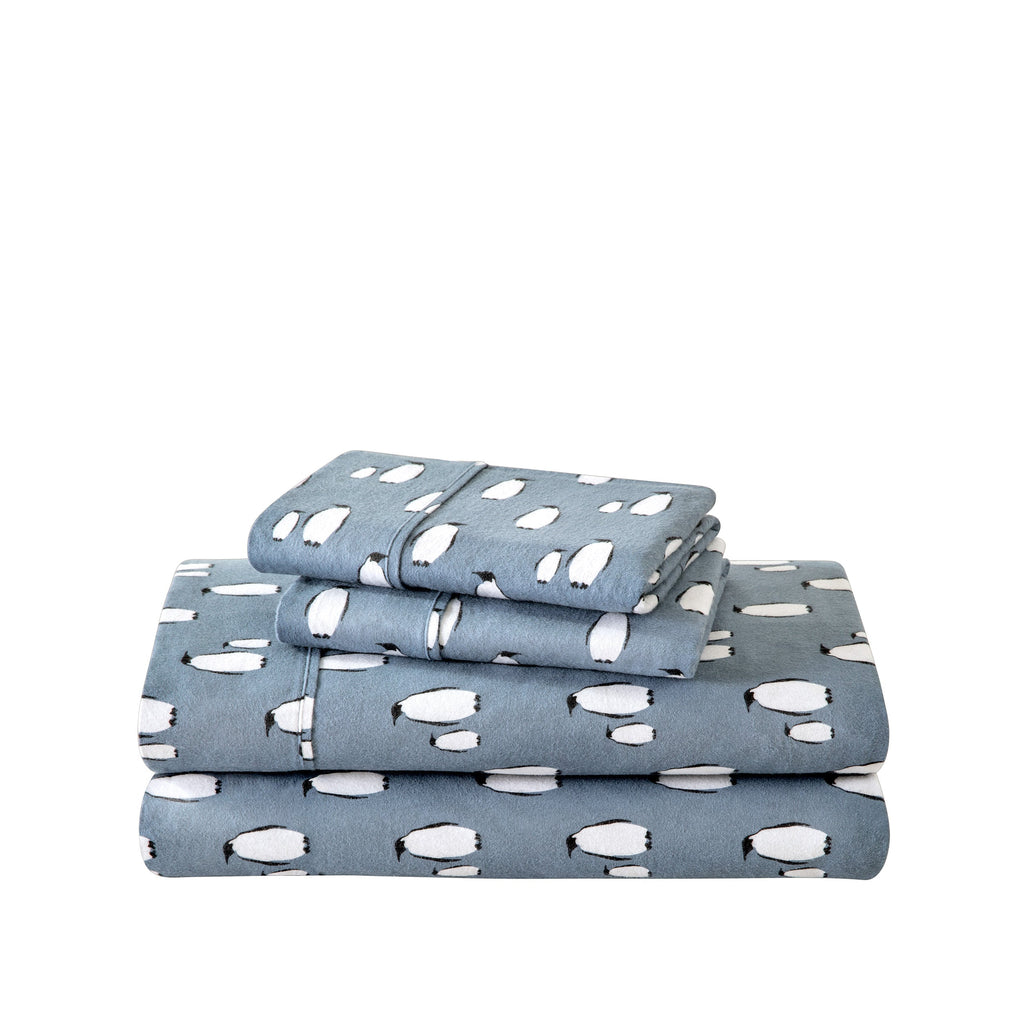 Bed Sheet Set, Cotton Flannel Prints for Master Bedrooms, Guest Beds and Daily Use, 7 Sizes and 30 Colors image 51