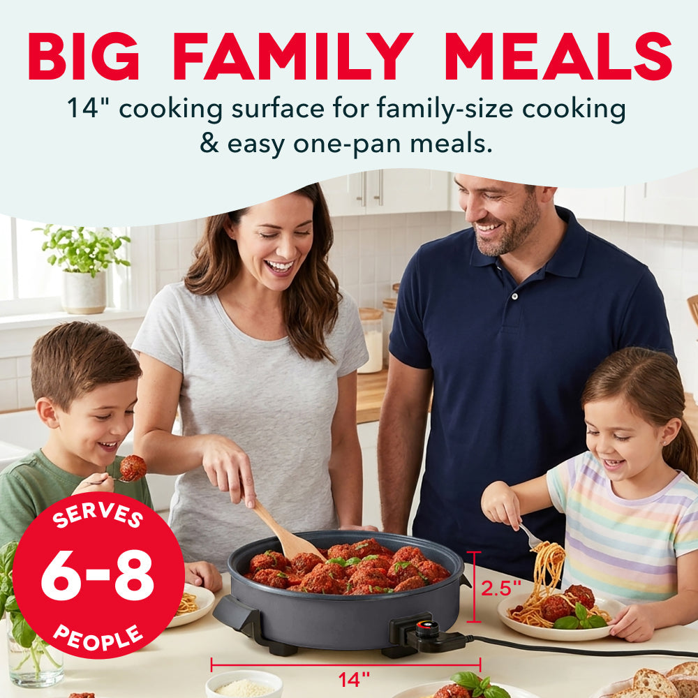 Stainless Steel Fry Pan, Ceramic Nonstick Family Size Skillet for Stovetop Cooking, Family Meals and Daily Kitchen Use, 7 Color Options image 51