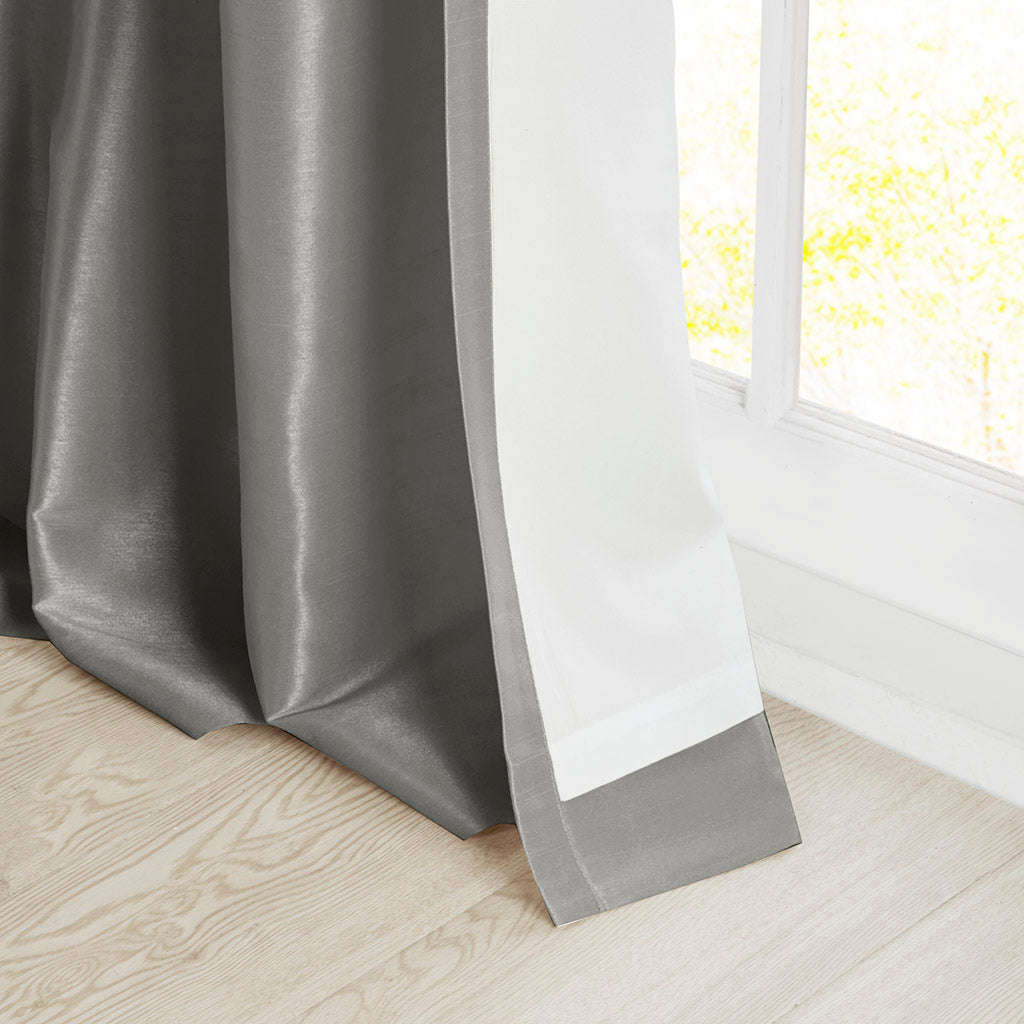 Window Curtain, Emilia Twist Tab Lined Panel, Machine-Washable Care for Windows, Room Styling and Everyday Privacy, 5 Sizes and 14 Colors image 51