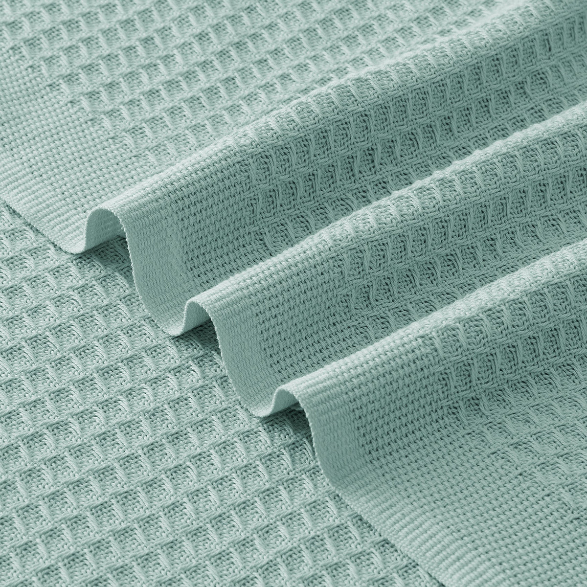 Cozy Throw Blanket, Cotton Waffle Weave, Lightweight Design, Breathable Construction for Living Rooms, Bedrooms and Everyday Lounging image 52