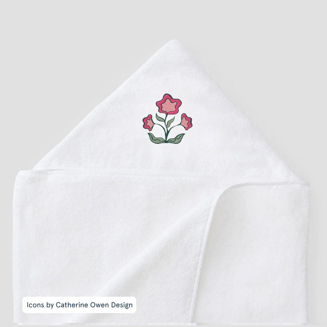 Bath Linen, Kids' Hooded Towel, Organic Cotton Shell for Daily Bathroom Routines and Guest Baths, 15 Color Options image 52