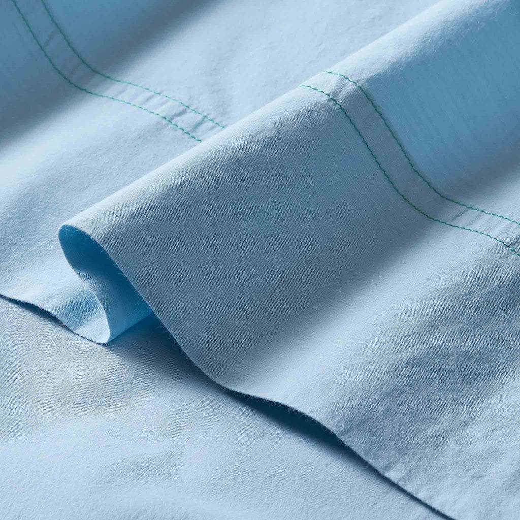 Bed Sheet Set, Washed Classic Percale Core Last Call, Breathable Construction for Master Bedrooms, Guest Beds and Daily Use image 52