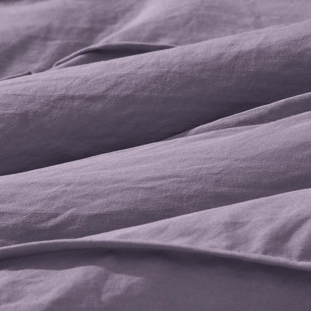 Bed Comforter, Pinch Pleat Set for Year-Round Bedroom Comfort and Restful Sleep, 5 Sizes and 19 Colors image 52