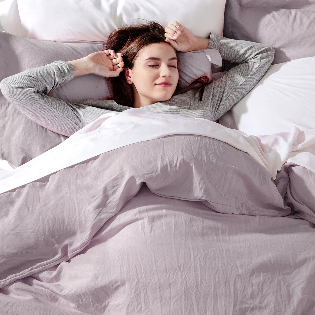 Duvet Cover Set, Ultra Soft Hypoallergenic Microfiber, Lightweight Design for Guest Rooms and Everyday Bedroom Styling image 52