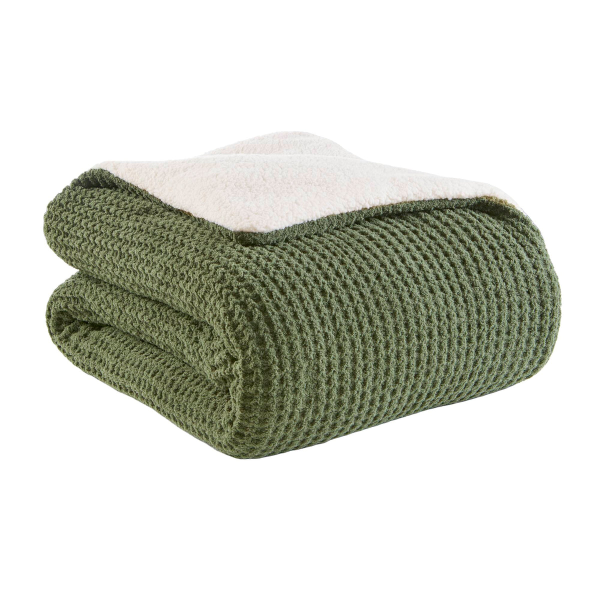 Bed Comforter, Riordan Waffle Knit Chenille Set, Machine-Washable Care for Everyday Bedding and Comfortable Sleep, 3 Sizes and 4 Colors image 52