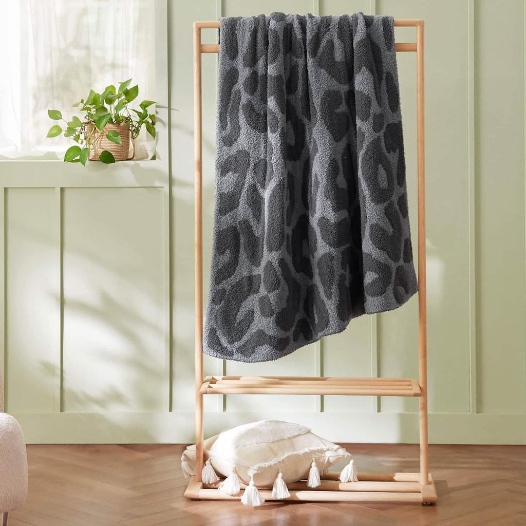 Cozy Throw Blanket, Feather Yarn, Lightweight Design, Machine-Washable Care for Sofas, Beds and Relaxing at Home, 2 Sizes and 12 Colors image 52
