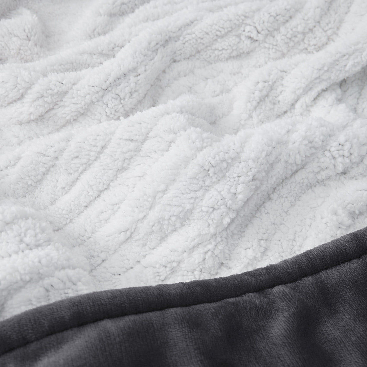 Cozy Throw Blanket, Solid Flannel Heated for Sofas, Beds and Relaxing at Home, 5 Sizes and 11 Colors image 53