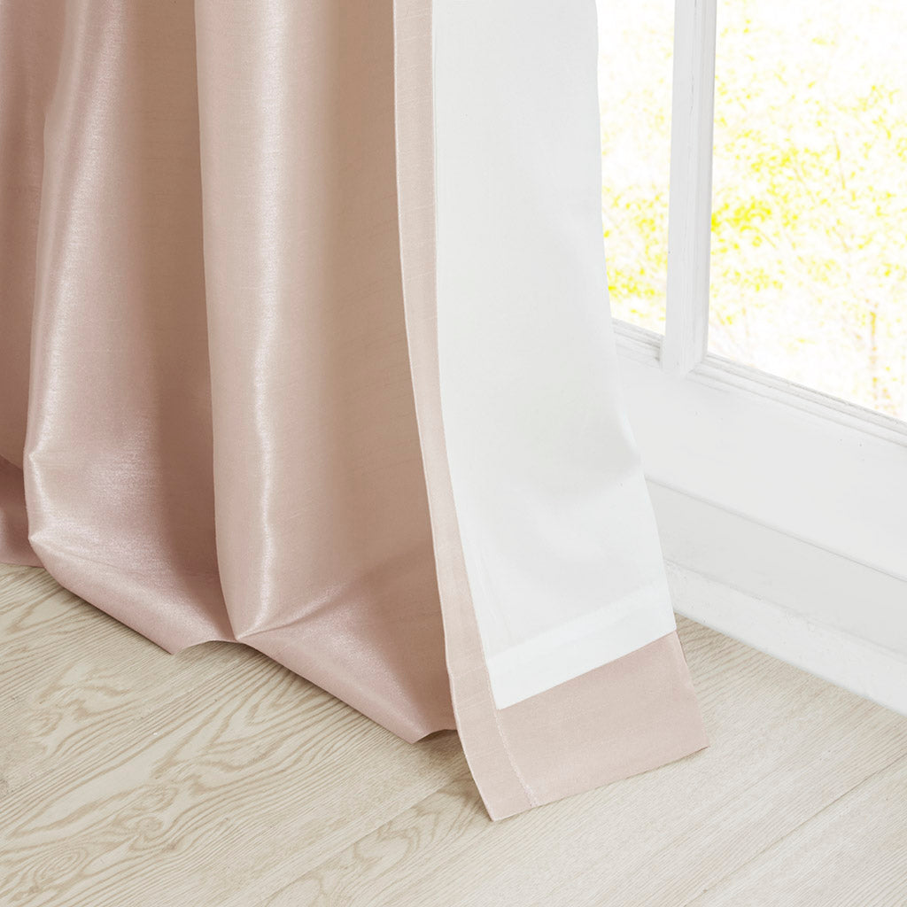 Window Curtain, Emilia Twist Tab Lined Panel, Machine-Washable Care for Windows, Room Styling and Everyday Privacy, 5 Sizes and 14 Colors image 53