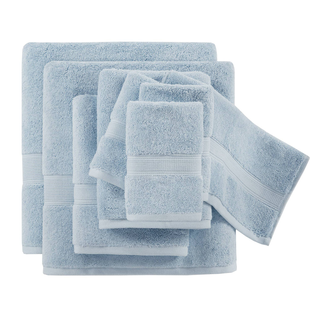 Bath Linen, 800GSM Premium Long Staple Cotton 8 Piece, Machine-Washable Care for Home Bathrooms and Everyday Care, 26 Color Options image 53