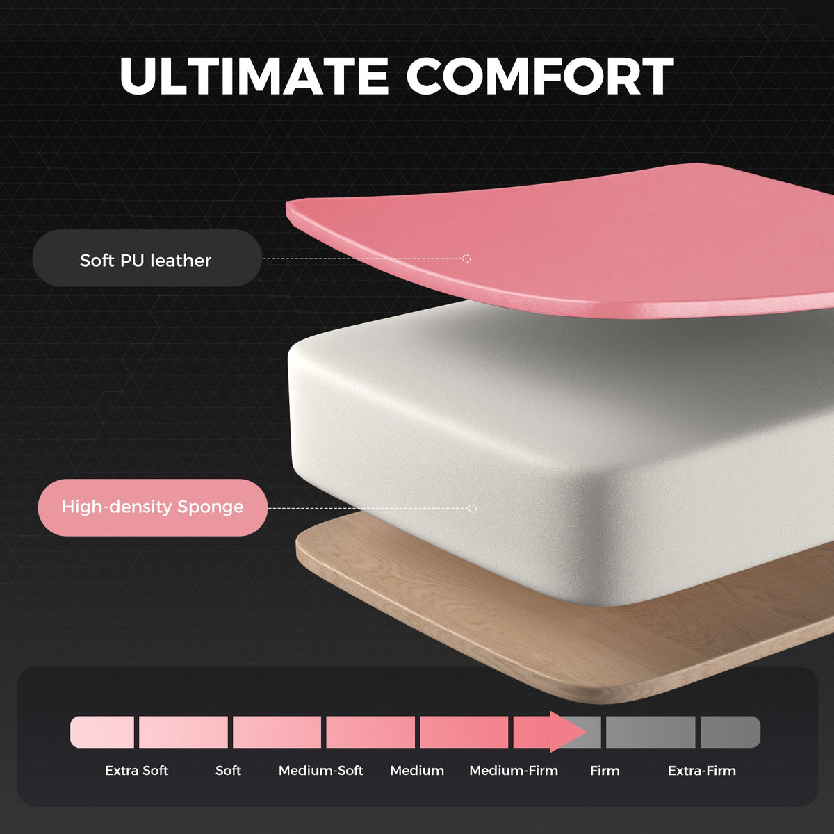 Ergonomic Foot Cushion, Footrest Series GT800A, Adjustable Design for Desks, Home Offices and Seated Comfort, 6 Color Options image 53