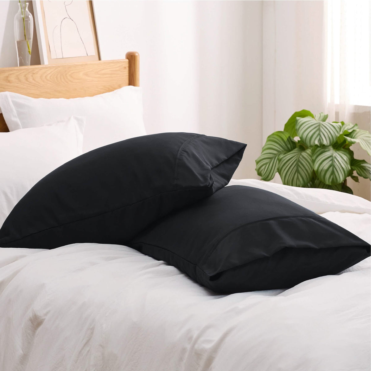 Decorative Pillow Sham, Fade and Stain Resistant Microfiber for Guest Rooms, Headboards and Everyday Bedroom Decor, 4 Sizes and 18 Colors image 53