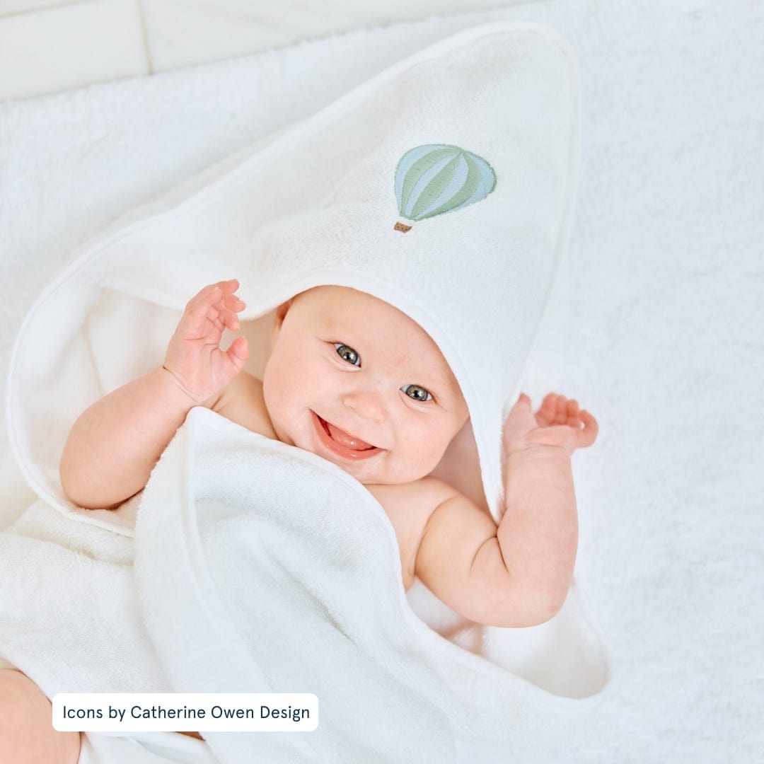 Bath Linen, Baby Hooded Towel, Organic Cotton Shell for Daily Bathroom Routines and Guest Baths, 18 Color Options image 53
