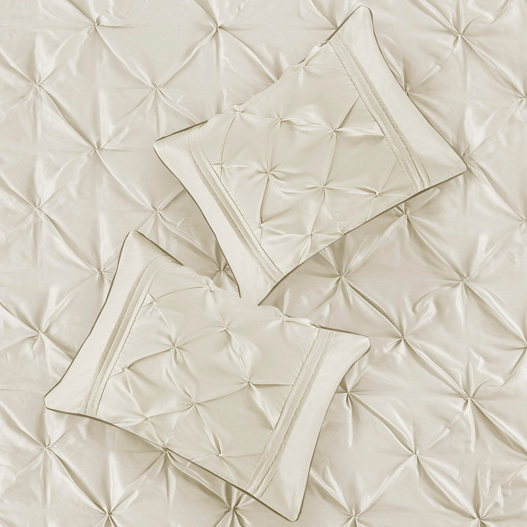 Bed Comforter, Laurel 7 Piece Tufted Set, Machine-Washable Care, Hypoallergenic Comfort for Year-Round Bedroom Comfort and Restful Sleep image 53