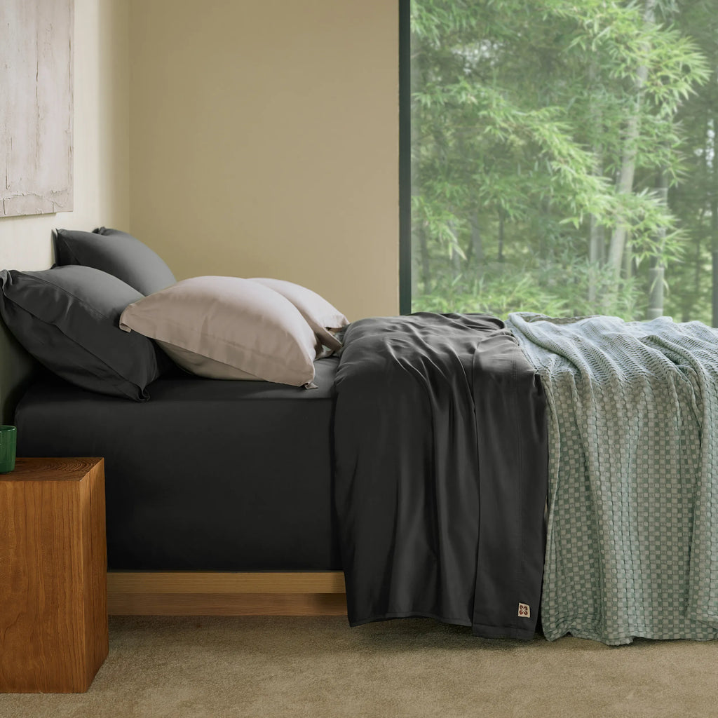 Bed Sheet Set, BareNights Viscose Derived from Bamboo, Breathable Construction for Everyday Bedroom Comfort and Guest Rooms image 53