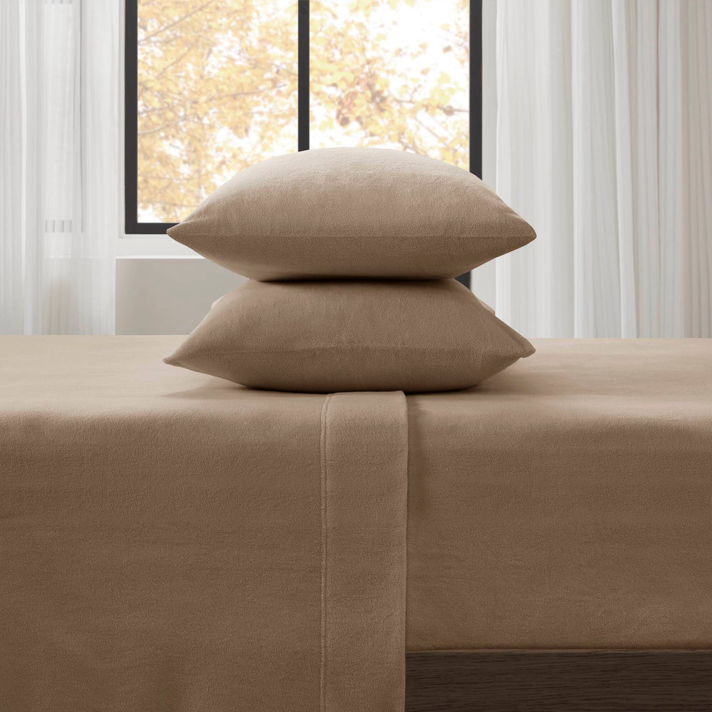 Bed Sheet Set, Micro Fleece, Machine-Washable Care for Everyday Bedroom Comfort and Guest Rooms, 6 Sizes and 15 Colors image 53