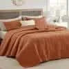 Cozy Throw Blanket, Voile Cotton Quilt Set, Lightweight Design, Breathable Construction for Sofas, Beds and Relaxing at Home image 53