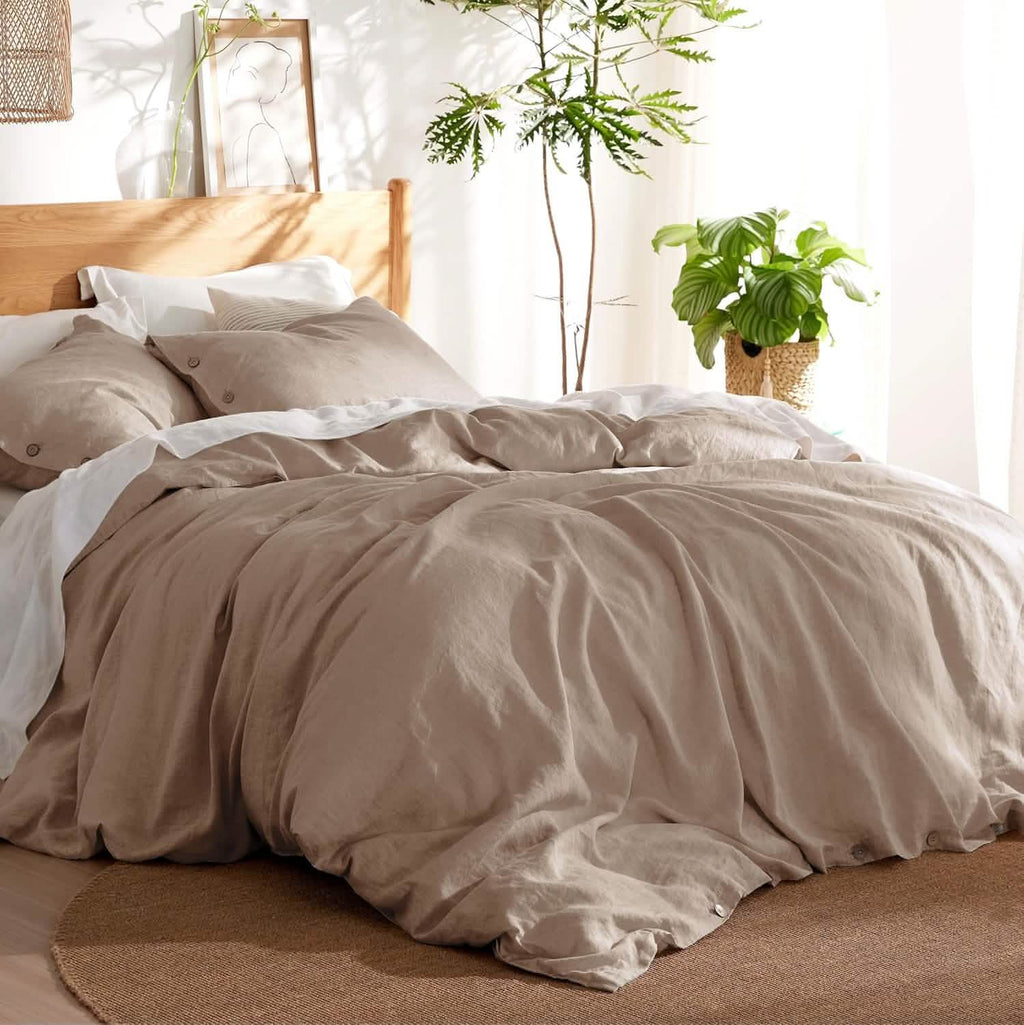 Duvet Cover Set, Cotton Linen Hybrid, Lightweight Design, Breathable Construction for Bedroom Bedding Refresh and Everyday Comfort image 54