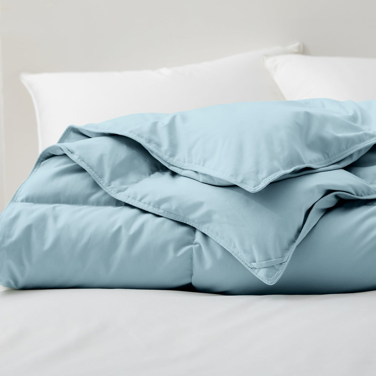 Down & Feather Comforter, Goose, Lightweight Design, Machine-Washable Care for Everyday Bedding and Comfortable Sleep, 4 Sizes and 8 Colors image 54