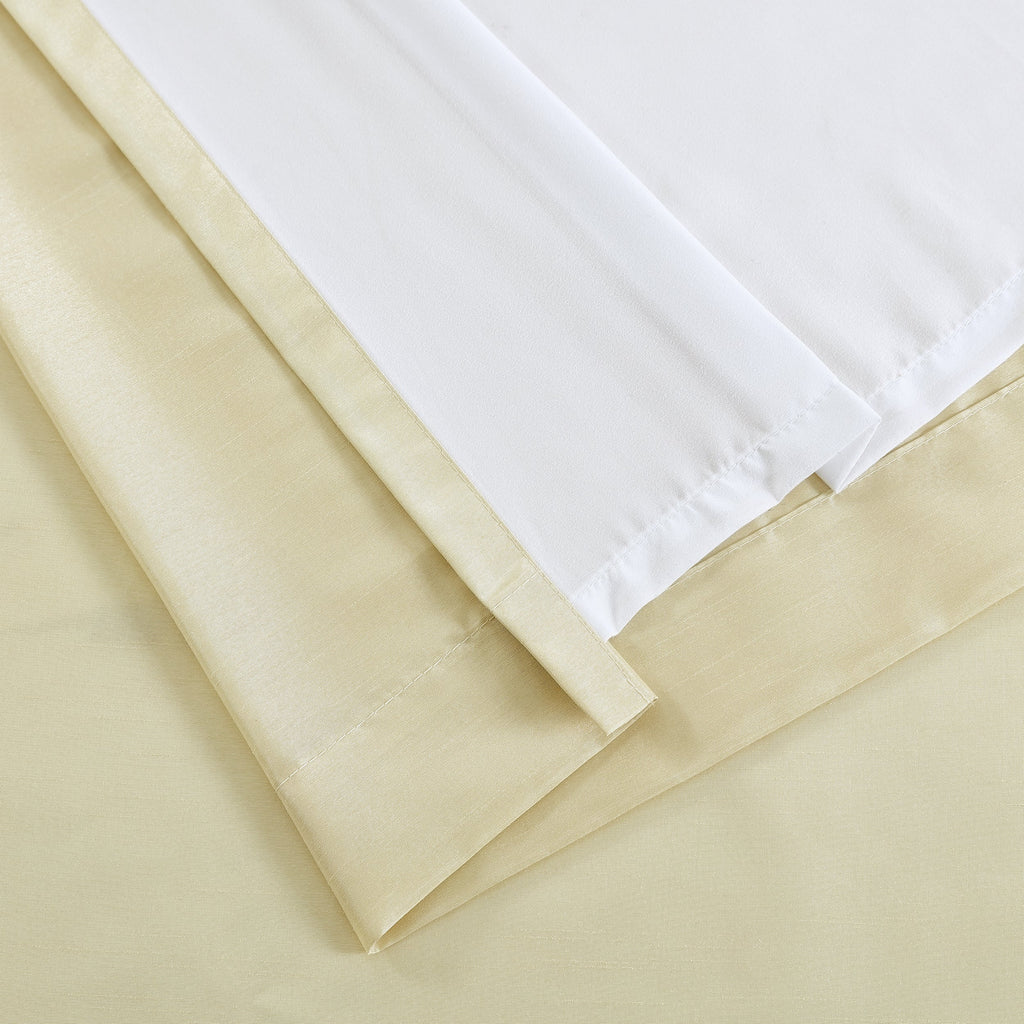 Window Curtain, Jefferson Faux Silk Grommet Panels for Bedrooms, Living Rooms and Home Privacy, 5 Sizes and 12 Colors image 54
