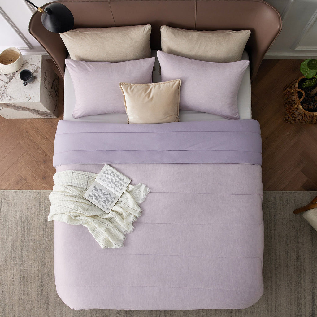 Bed Comforter, Reversible Warm and Cooling Set, Breathable Construction for Year-Round Bedroom Comfort and Restful Sleep image 54