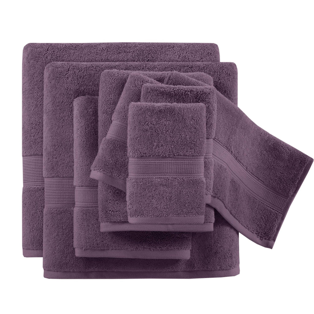 Bath Linen, 800GSM Premium Long Staple Cotton 8 Piece, Machine-Washable Care for Home Bathrooms and Everyday Care, 26 Color Options image 54
