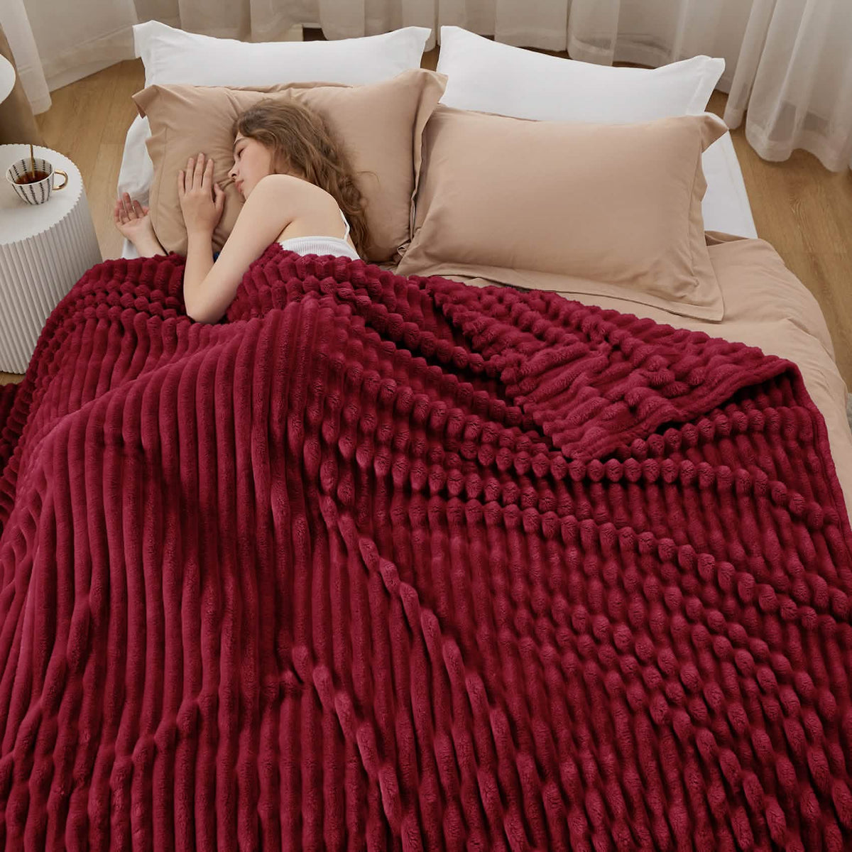 Cozy Throw Blanket, GentleSoft for Sofas, Beds and Relaxing at Home, 8 Sizes and 15 Colors image 54