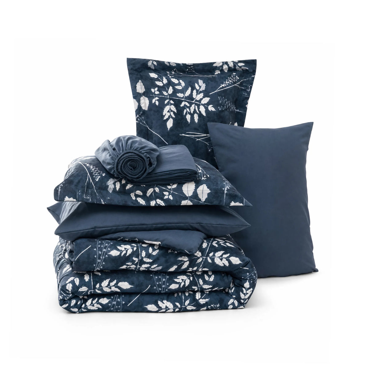 Bed Comforter, Elegant Floral Sets for Everyday Bedding and Comfortable Sleep, 4 Sizes and 15 Colors image 55