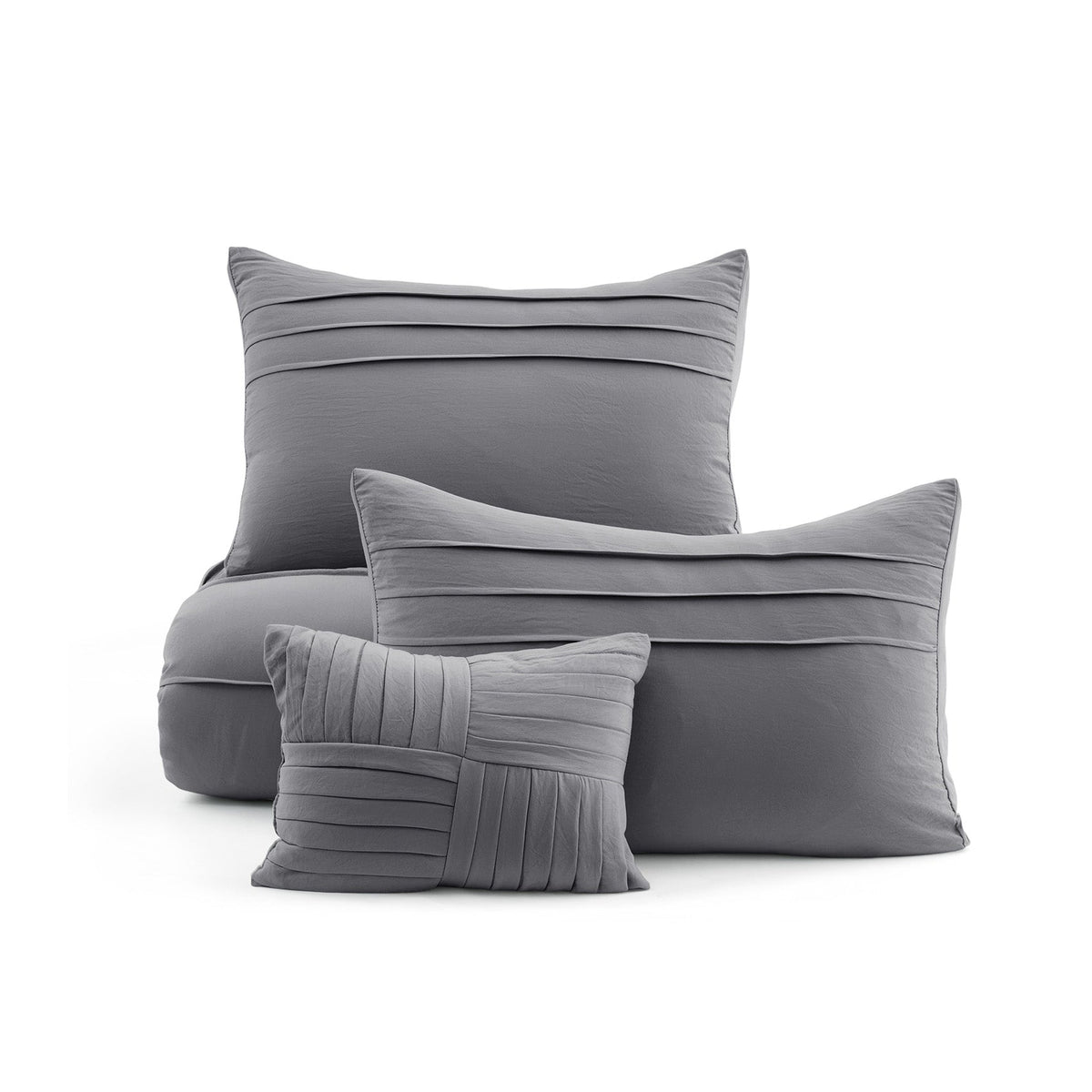 Bed Comforter, Pinch Pleat Set for Year-Round Bedroom Comfort and Restful Sleep, 5 Sizes and 19 Colors image 55