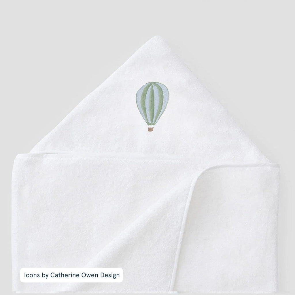 Bath Linen, Kids' Hooded Towel, Organic Cotton Shell for Daily Bathroom Routines and Guest Baths, 15 Color Options image 55