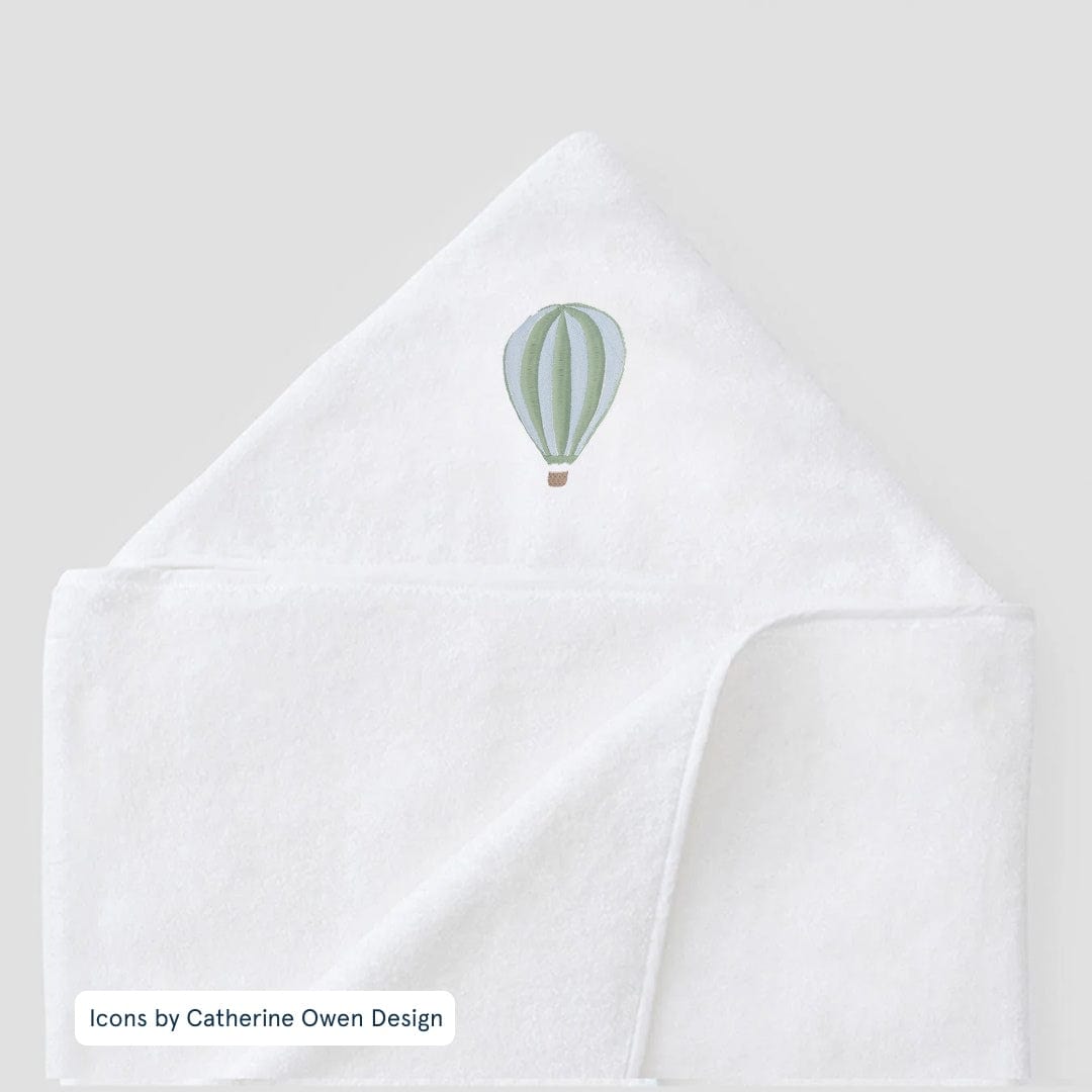 Bath Linen, Kids' Hooded Towel, Organic Cotton Shell for Daily Bathroom Routines and Guest Baths, 15 Color Options image 55